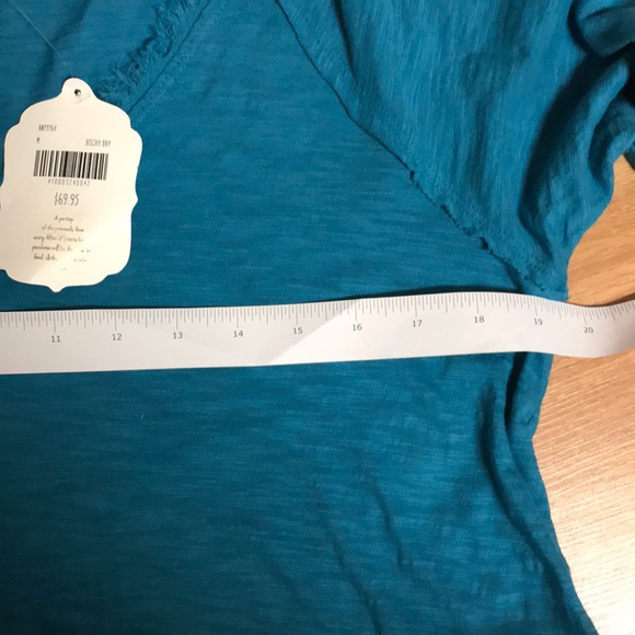 NWT Altard’s State dark turquoise ruffle t… - Picture 7 of 8